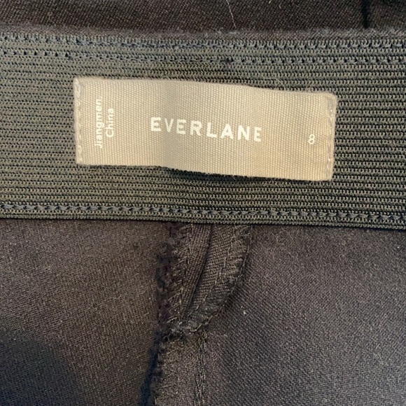 Everlane Black Side Zip High Waist Stretchy Pants - Picture 6 of 7